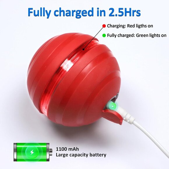 Wicked Ball Squeaky Dog Toy - Interactive & Motion-Activated Play for All Breeds - Picture 6 of 7